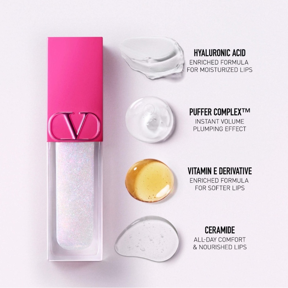 VALENTINO Puffer Gloss Duo - 103R and 300R (full sizes). - Picture 4 of 5